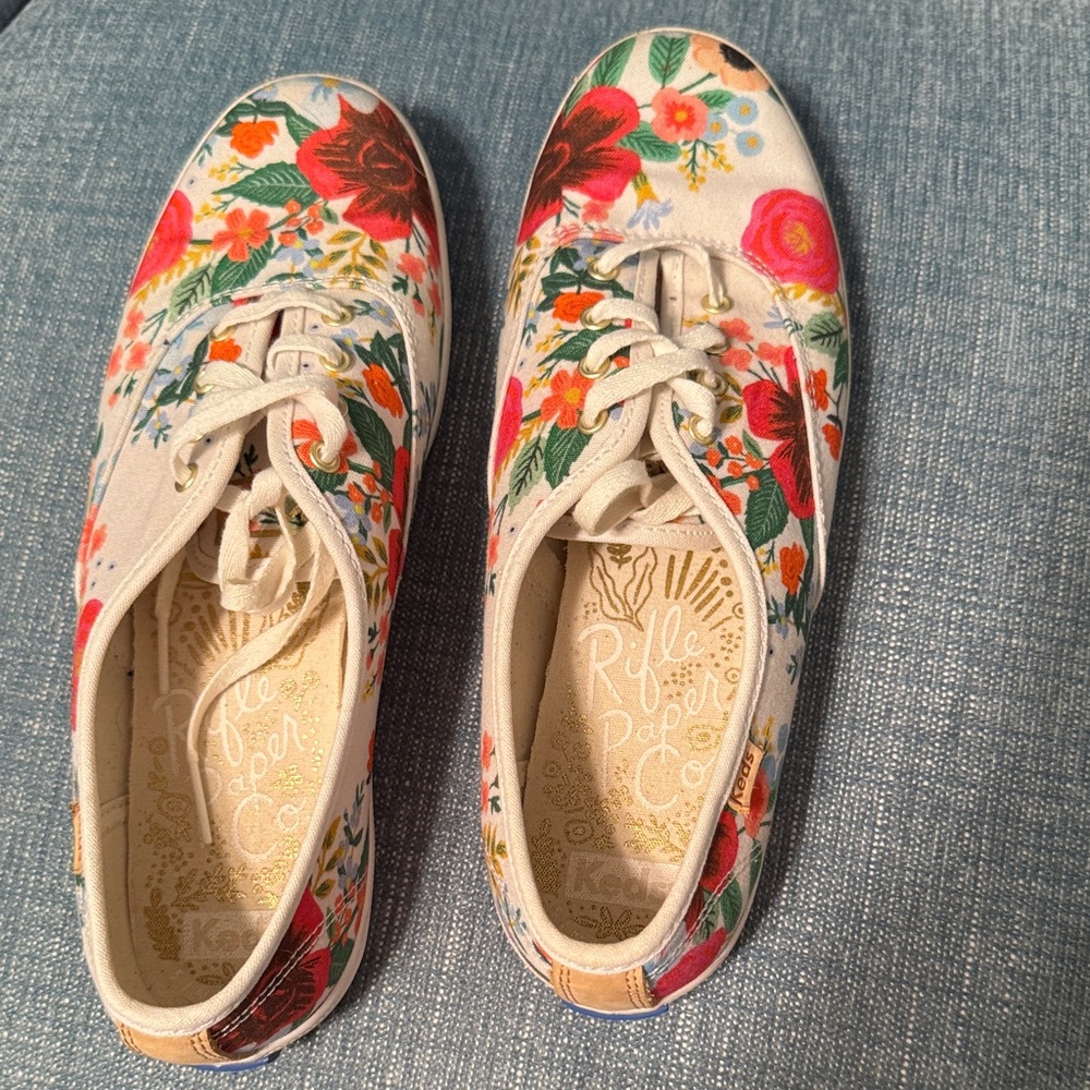 Keds Rifle Paper Co. Women's Floral Canvas Sneakers